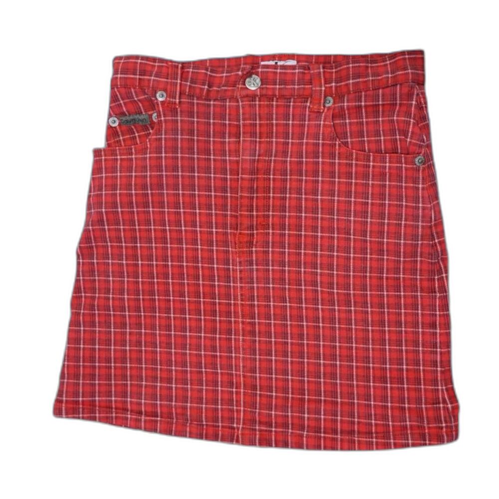 Calvin Klein Children’s Size 14 Red Plaid Skirt